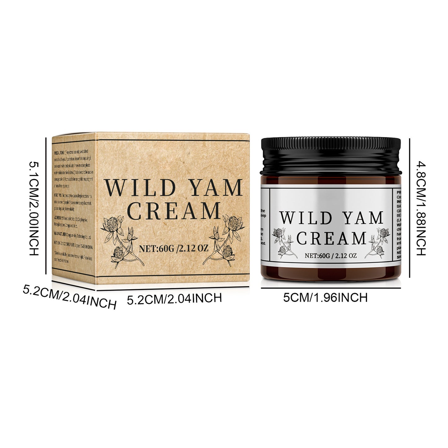 Organic Wild Yam Moisturizing Cream