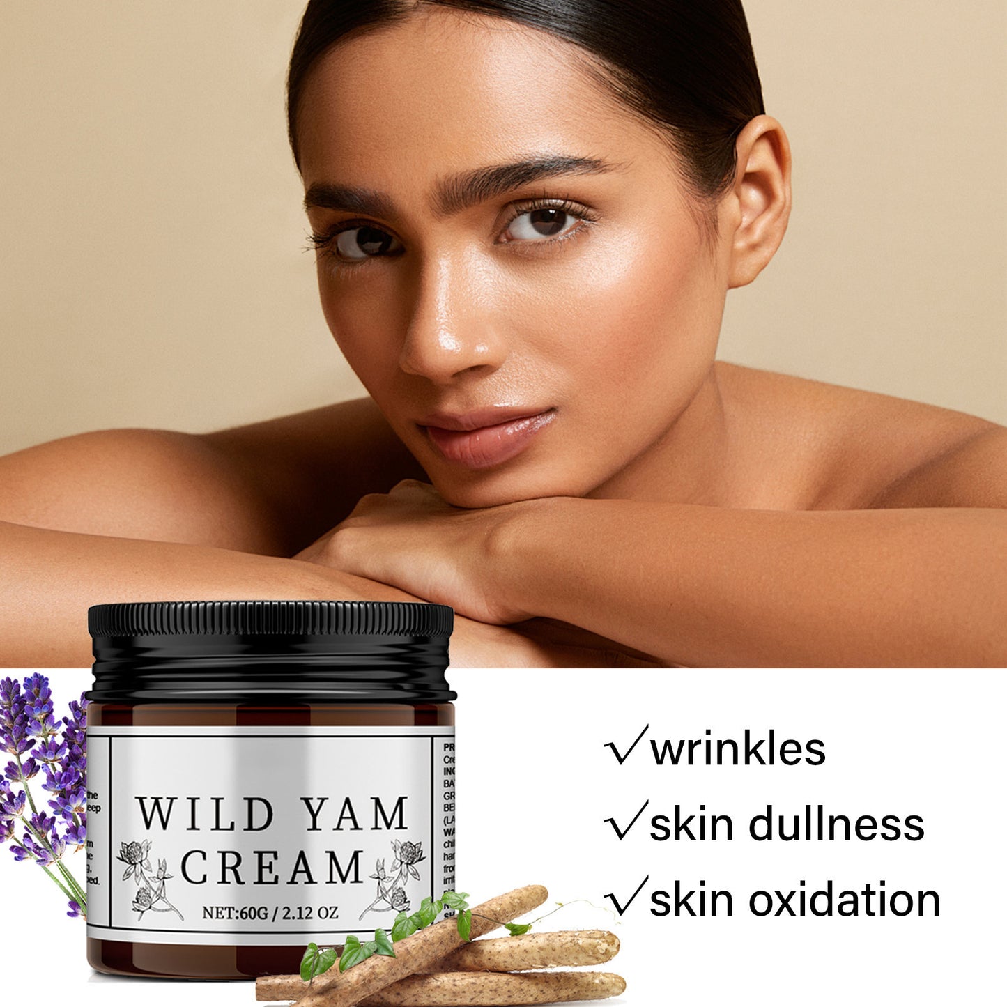 Organic Wild Yam Moisturizing Cream
