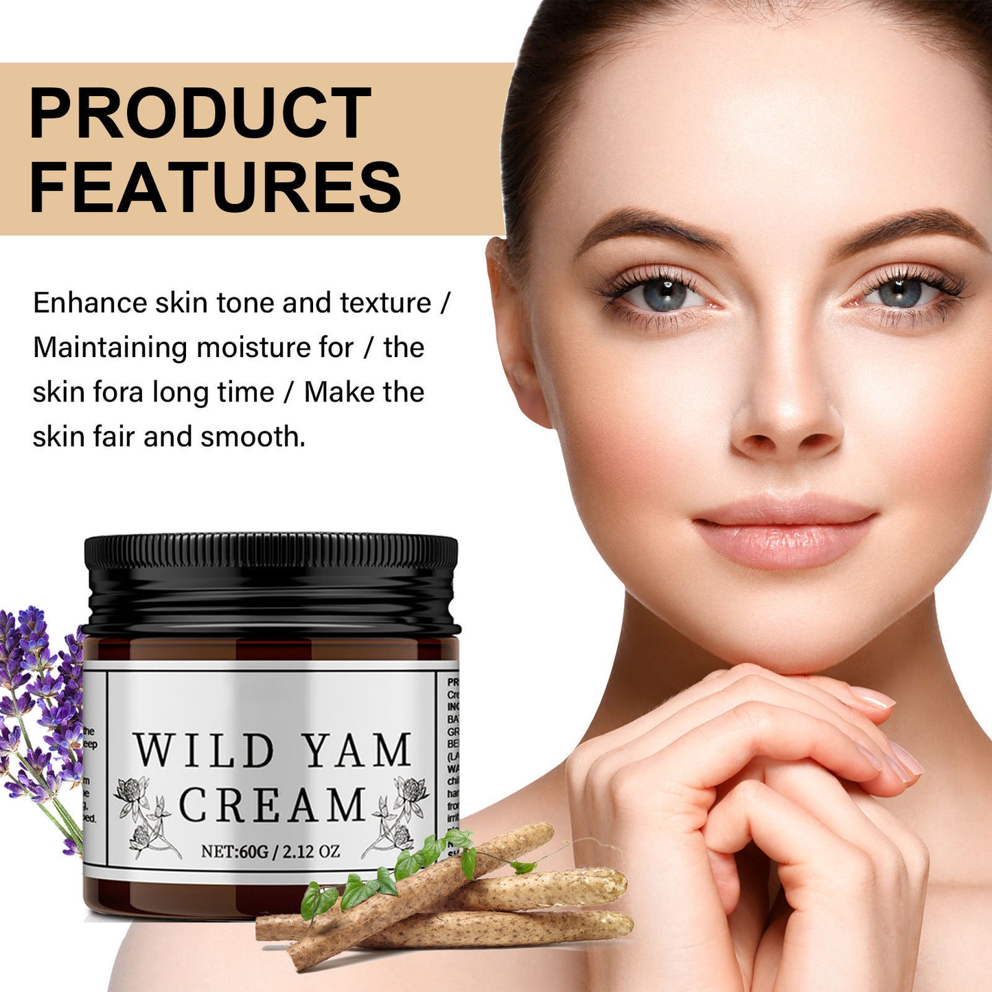 Organic Wild Yam Moisturizing Cream