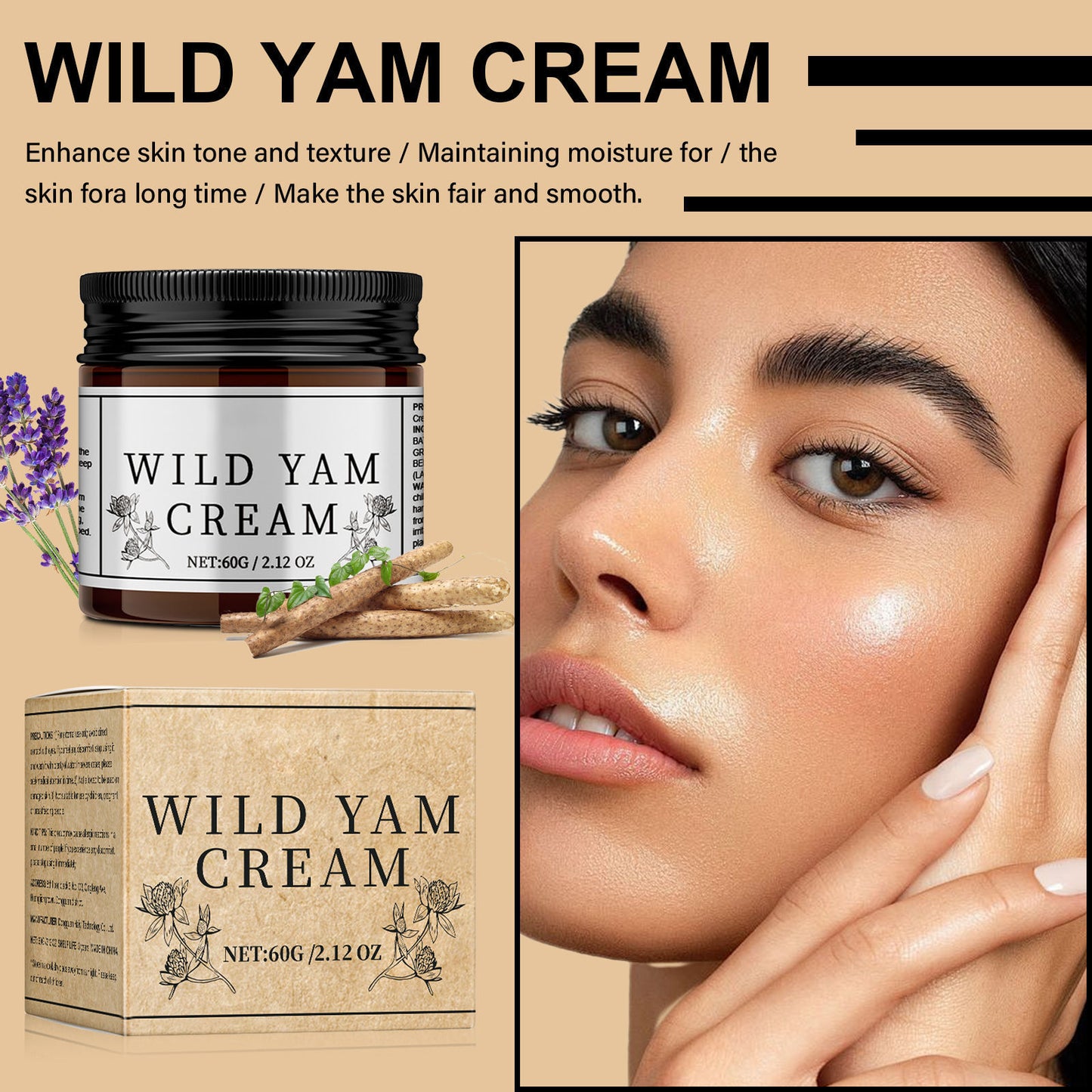 Organic Wild Yam Moisturizing Cream